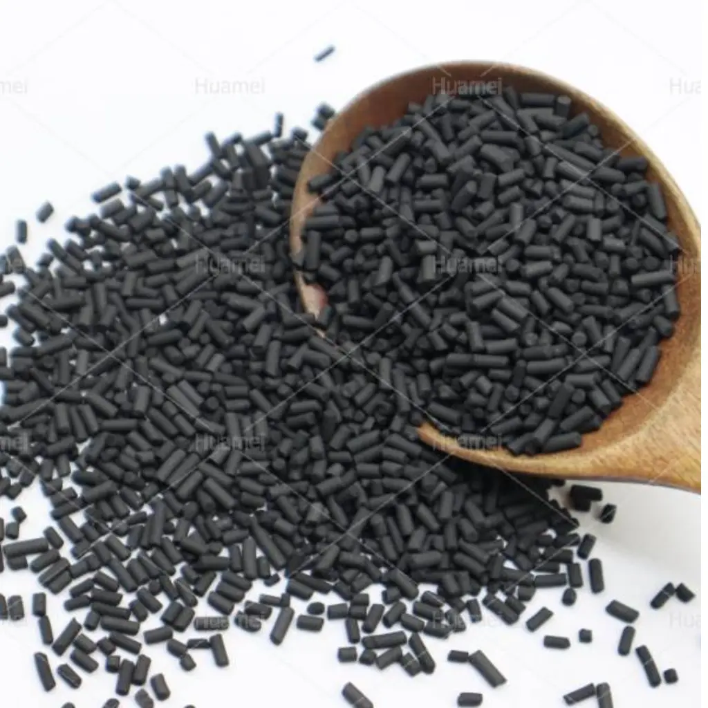 Los gránulos de carbón activado son utilizados en aplicaciones de filtración de aire y agua, así como en la purificación de productos y procesos industriales."