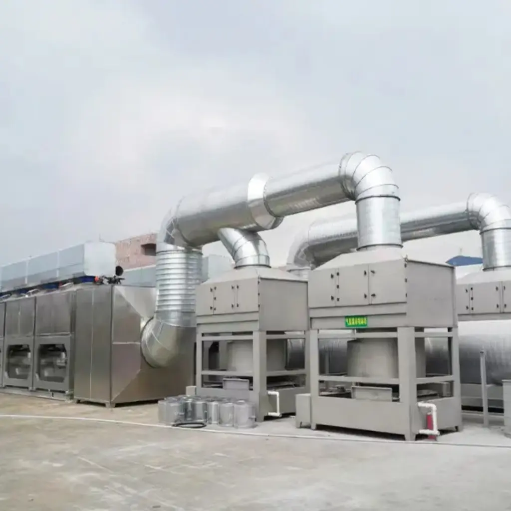 carbon activado que contiene una instalación de esta envergadura