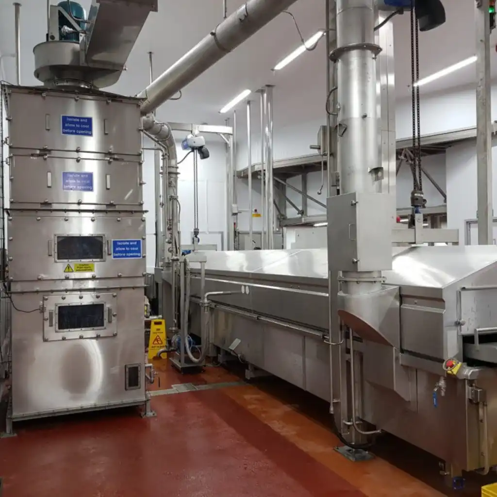 Neutralizador de olores en acción en planta industrial | Odour Solution